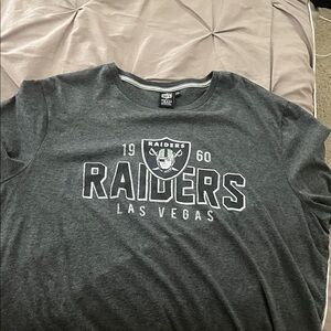 NFL Raiders Charcoal Gray Tee